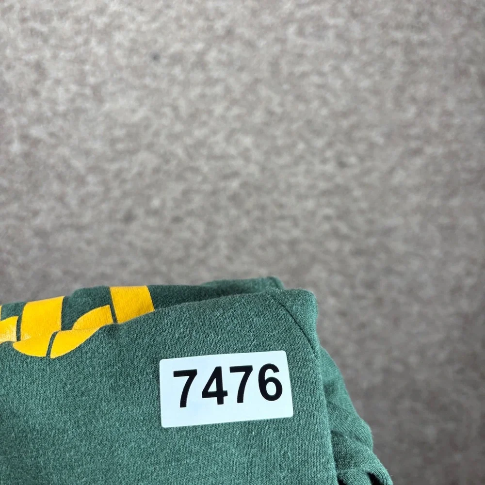 Nike‎ Green Bay Packers NFL Hoodie Womens Large Green Yellow Pullover Sweatshirt